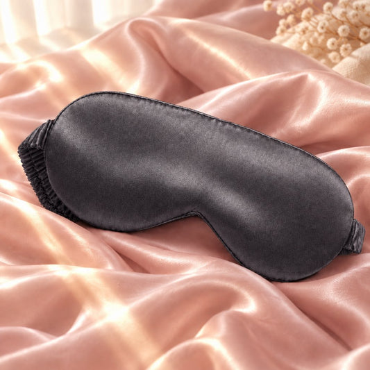 Luma Sleep מסכת משי אפור