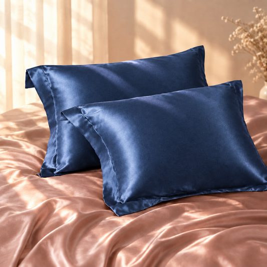 Luma Silk ציפית משי כחול ירח